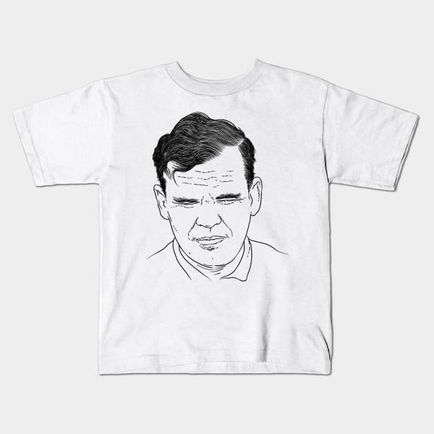 Doc Watson Kids T-Shirt by TheCosmicTradingPost